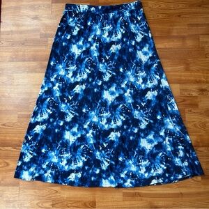 3/$20 Jessica London blue skirt